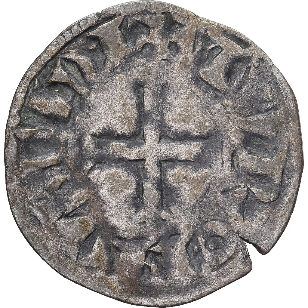 Munten, Frankrijk, Touraine, Denier Tournois, ca. 1150-1200, Saint-Martin de