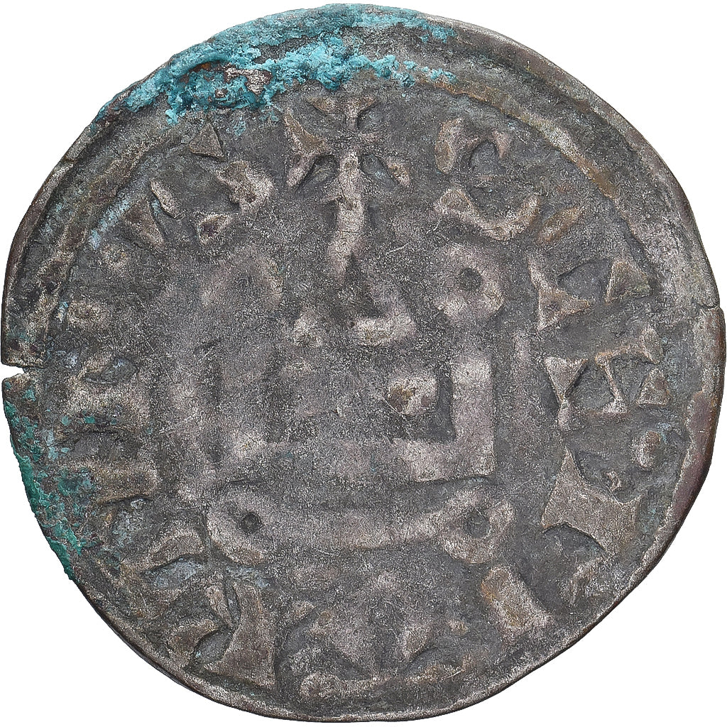 Munten, Frankrijk, Touraine, Denier Tournois, ca. 1150-1200, Saint-Martin de