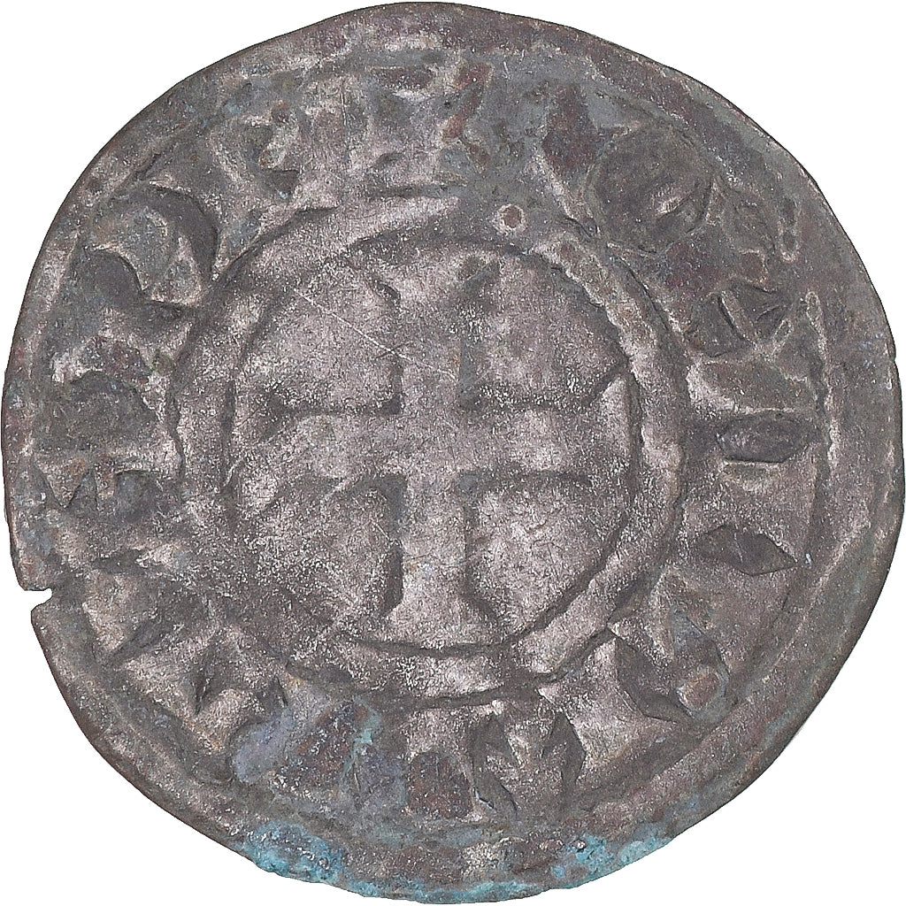 Moneta, Francia, Touraine, Denier Tournois, ca. 1150-1200, Saint-Martin de