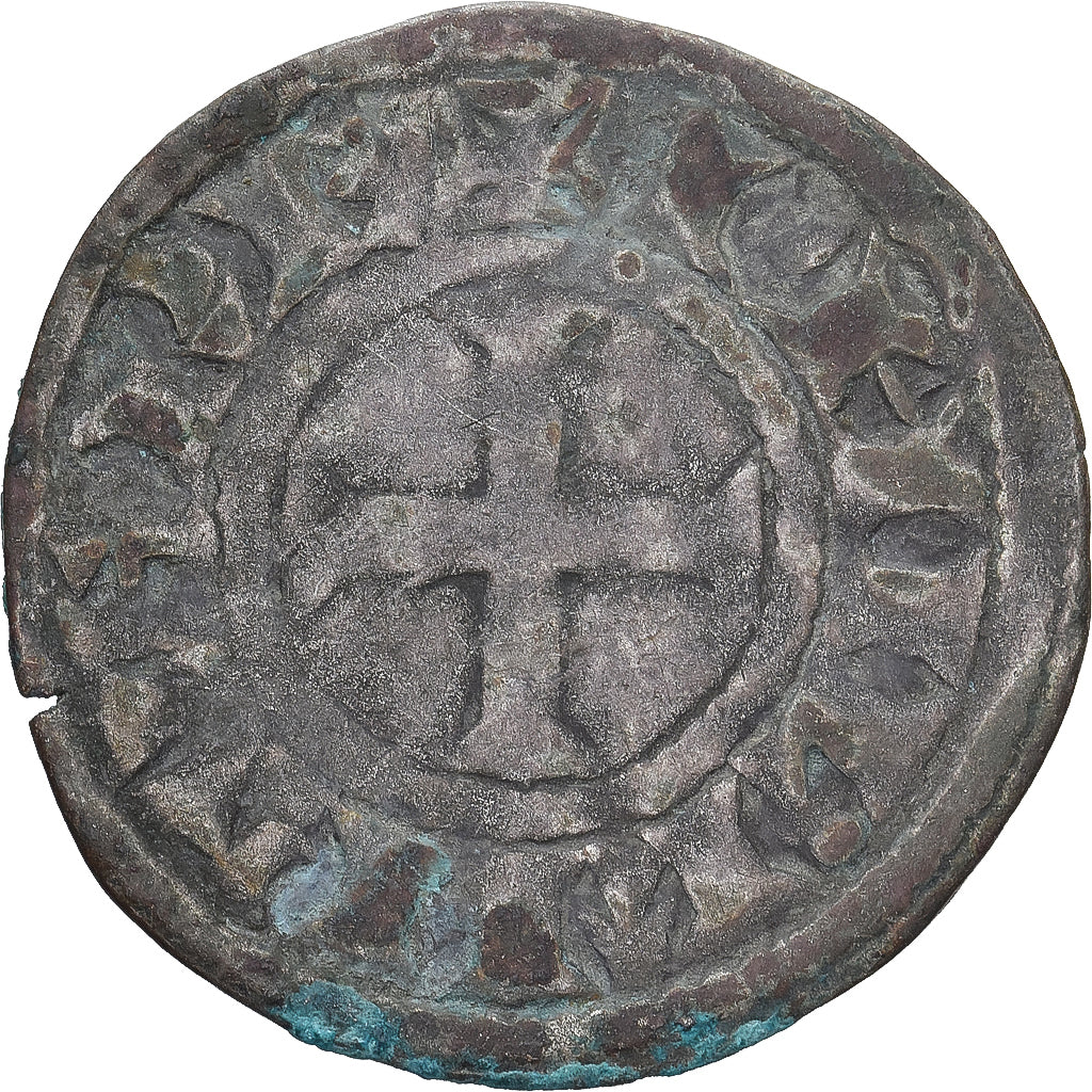 Munten, Frankrijk, Touraine, Denier Tournois, ca. 1150-1200, Saint-Martin de