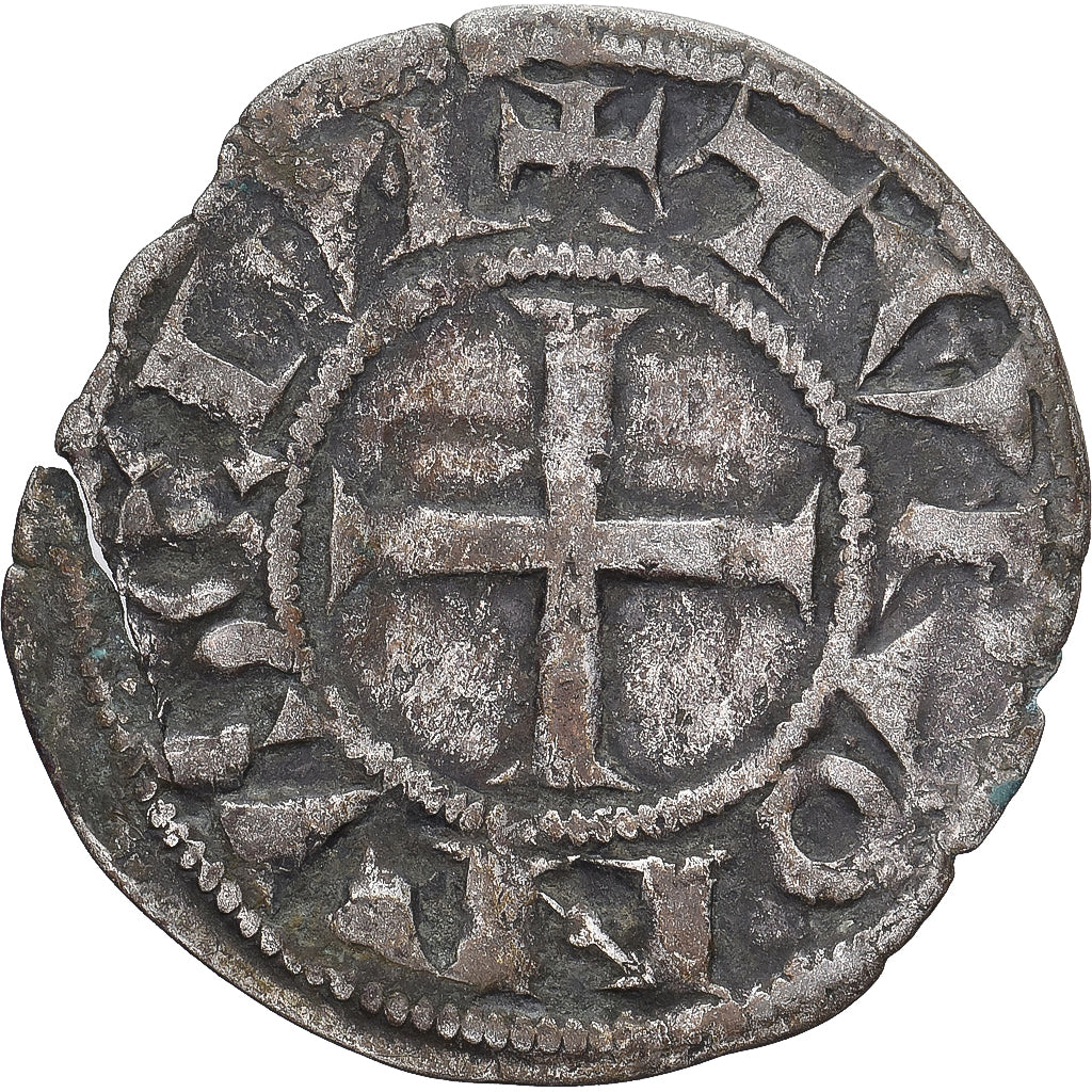 Munten, Frankrijk, Touraine, Denier Tournois, ca. 1150-1200, Saint-Martin de