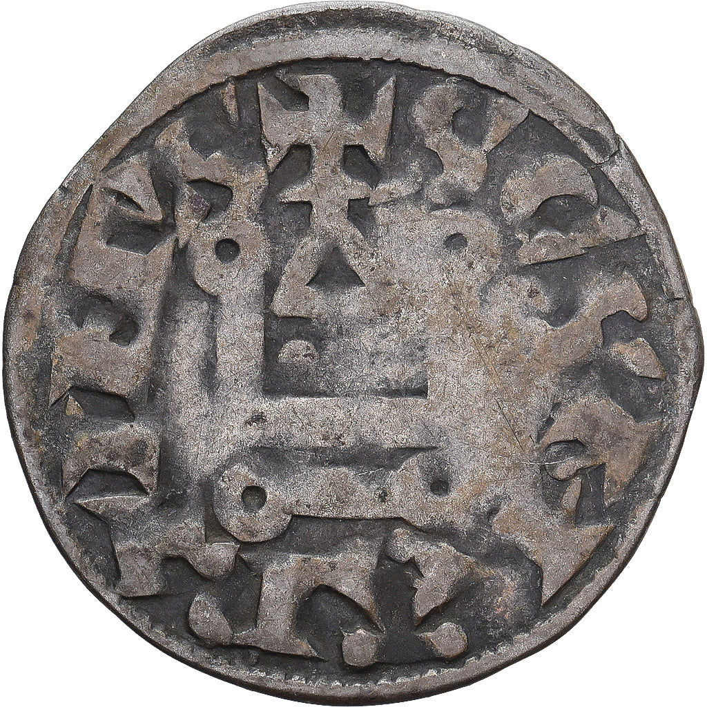Munten, Frankrijk, Touraine, Denier Tournois, ca. 1150-1200, Saint-Martin de