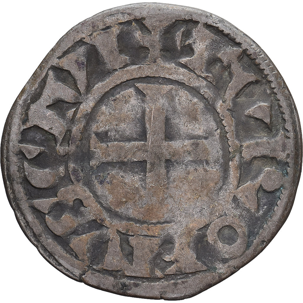 Munten, Frankrijk, Touraine, Denier Tournois, ca. 1150-1200, Saint-Martin de