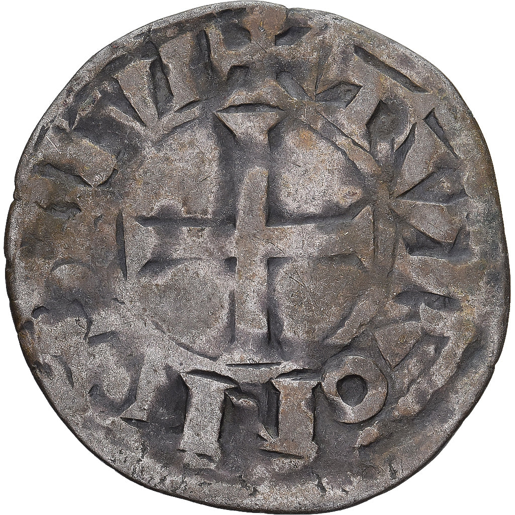 Moneda, Francia, Touraine, Denier Tournois, ca. 1150-1200, Saint-Martin de
