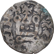 Moeda, França, Touraine, Denier Tournois, ca. 1150-1200, Saint-Martin de Tours