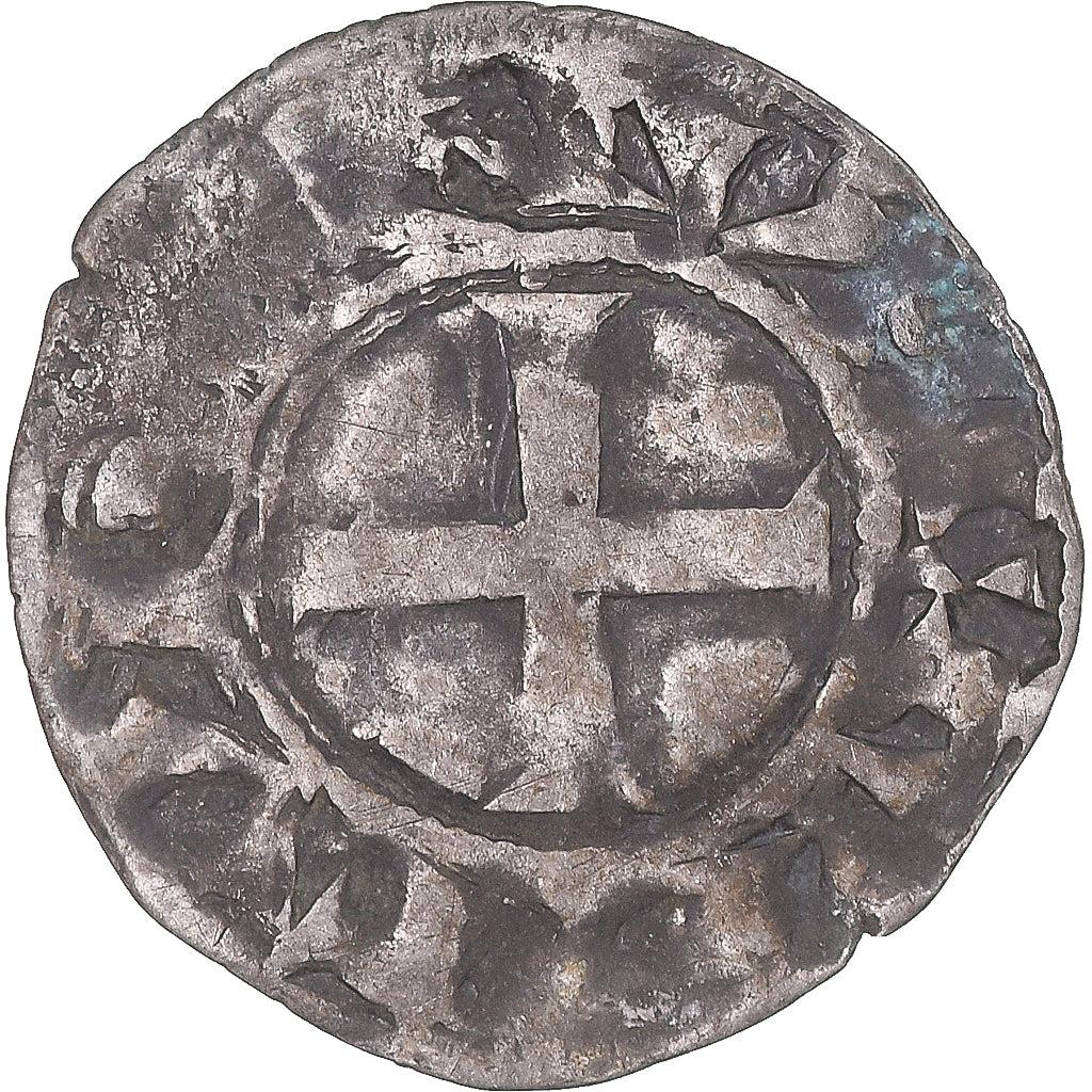 Moneta, Francia, Touraine, Denier Tournois, ca. 1150-1200, Saint-Martin de