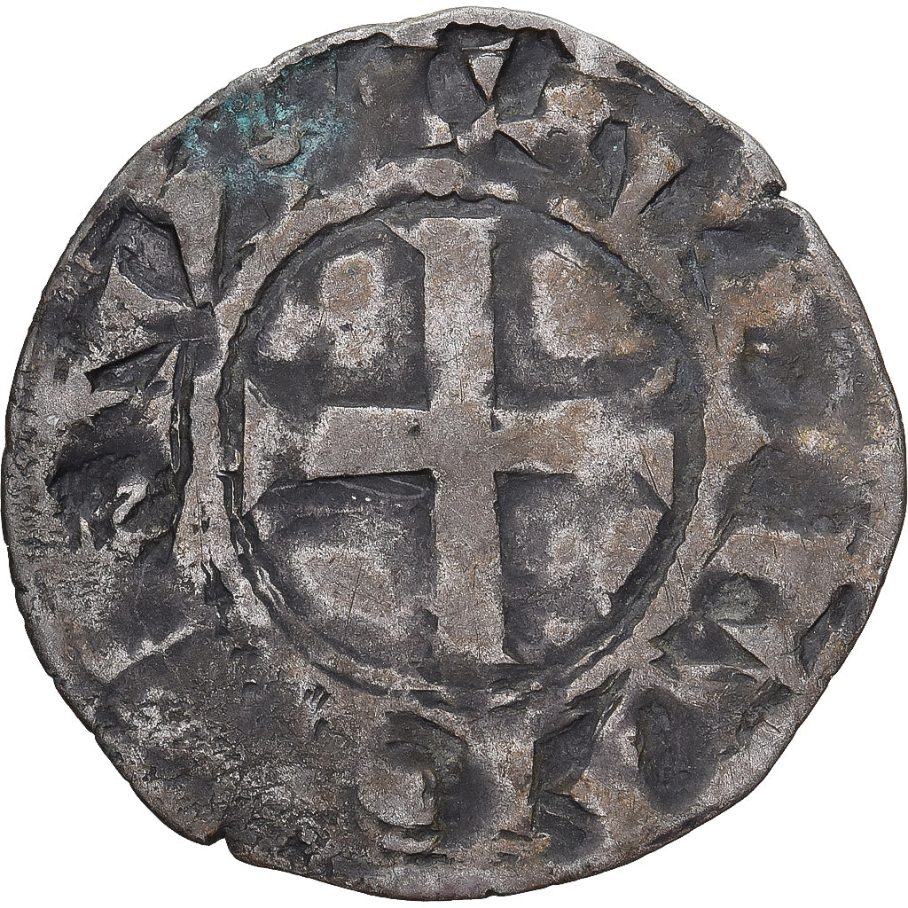 Munten, Frankrijk, Touraine, Denier Tournois, ca. 1150-1200, Saint-Martin de
