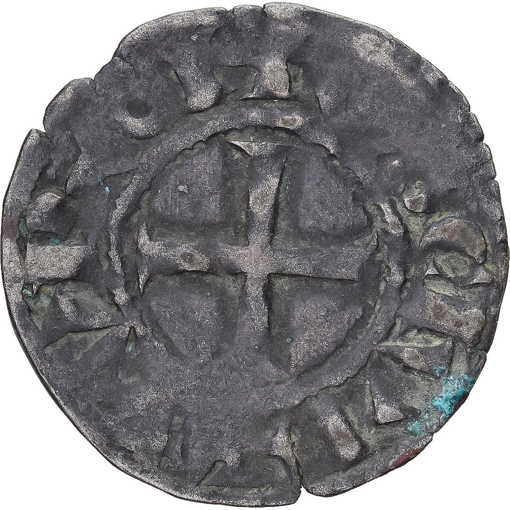 Moneda, Francia, Touraine, Denier Tournois, ca. 1150-1200, Saint-Martin de