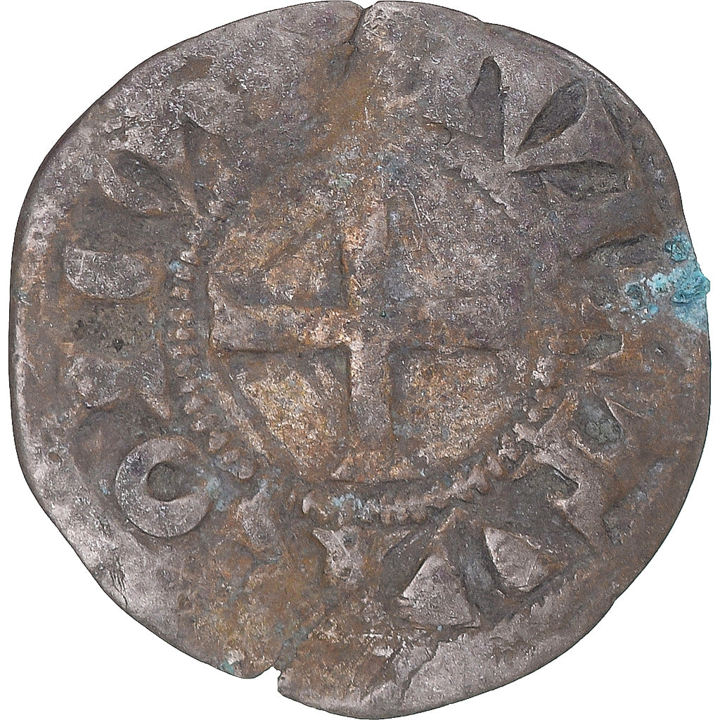 Münze, Frankreich, Touraine, Denier Tournois, ca. 1150-1200, Saint-Martin de