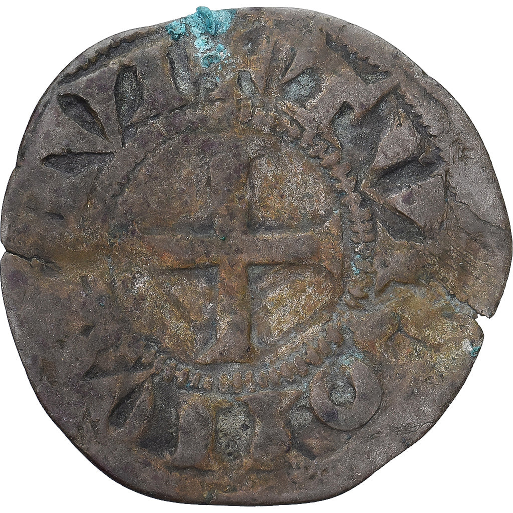 Munten, Frankrijk, Touraine, Denier Tournois, ca. 1150-1200, Saint-Martin de