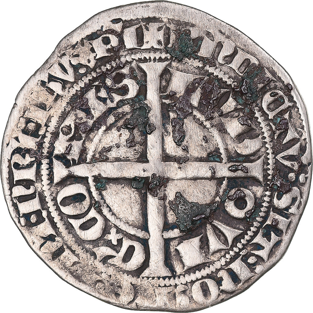 Münze, Frankreich, Flanders, Louis II de Mâle, Gros, 1346-1384, S+, Silber