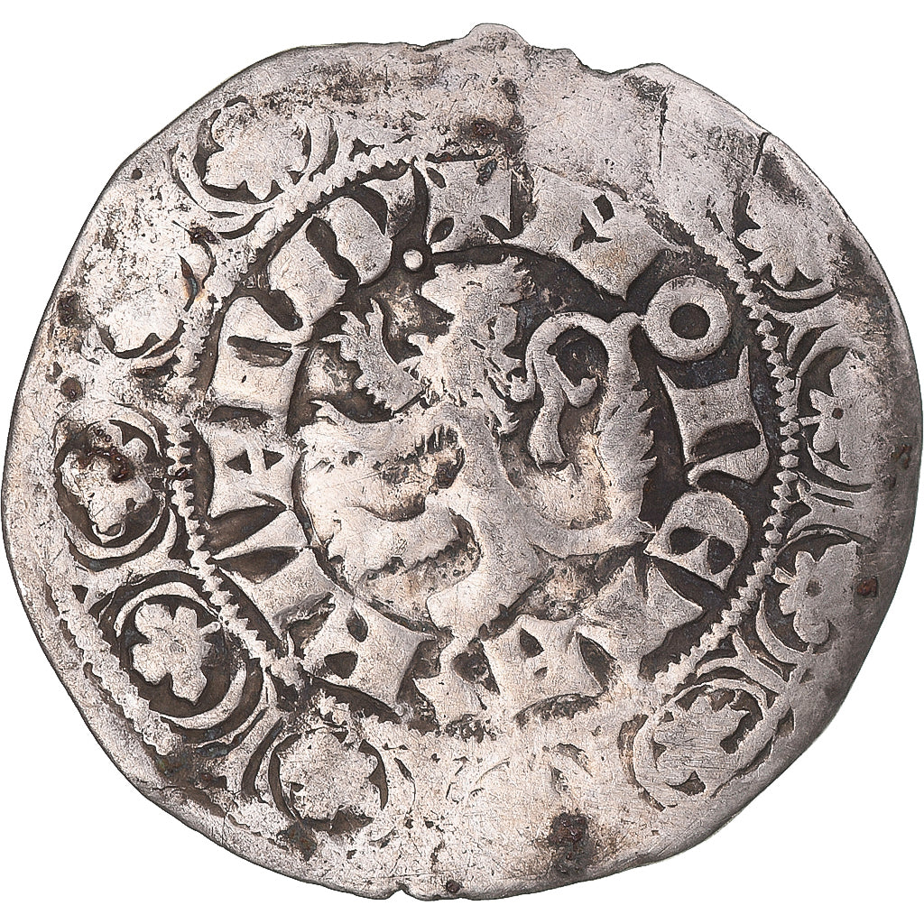 Münze, Frankreich, Flanders, Louis II de Mâle, Gros, 1346-1384, S+, Silber