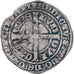 Moneda, Francia, Flanders, Louis II de Mâle, Gros, 1346-1384, BC+, Plata
