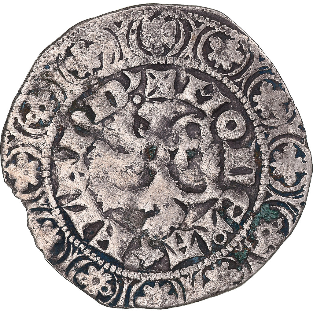Münze, Frankreich, Flanders, Louis II de Mâle, Gros, 1346-1384, S+, Silber