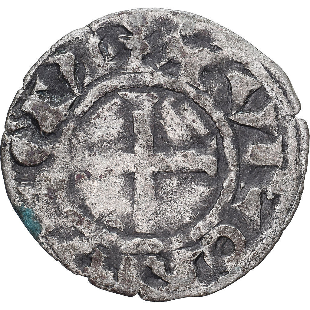 Moneda, Francia, Touraine, Denier Tournois, ca. 1150-1200, Saint-Martin de