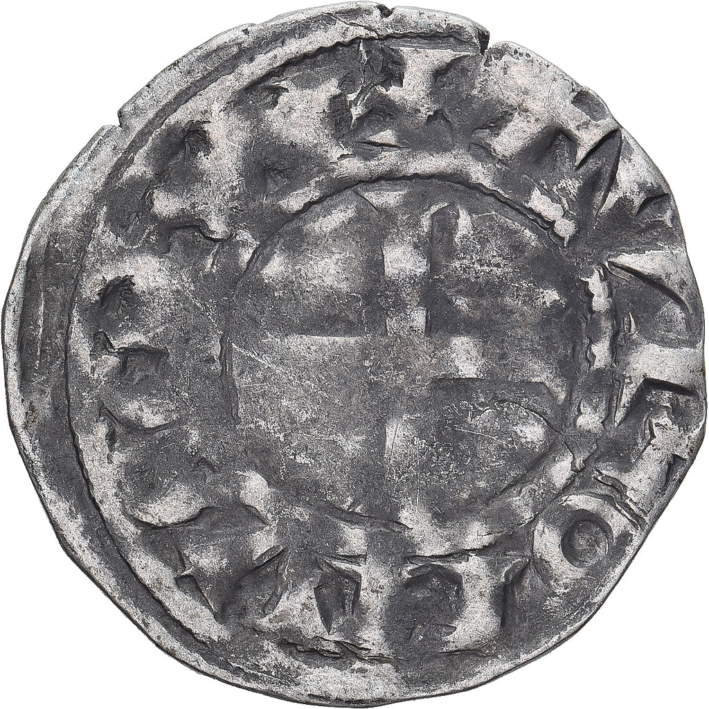 Moneda, Francia, Touraine, Denier Tournois, ca. 1150-1200, Saint-Martin de