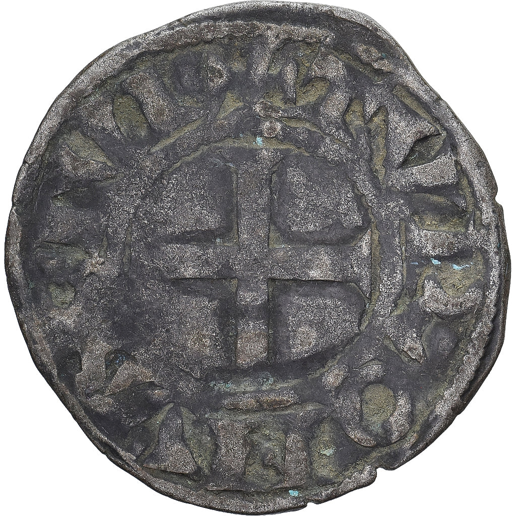Munten, Frankrijk, Touraine, Denier Tournois, ca. 1150-1200, Saint-Martin de
