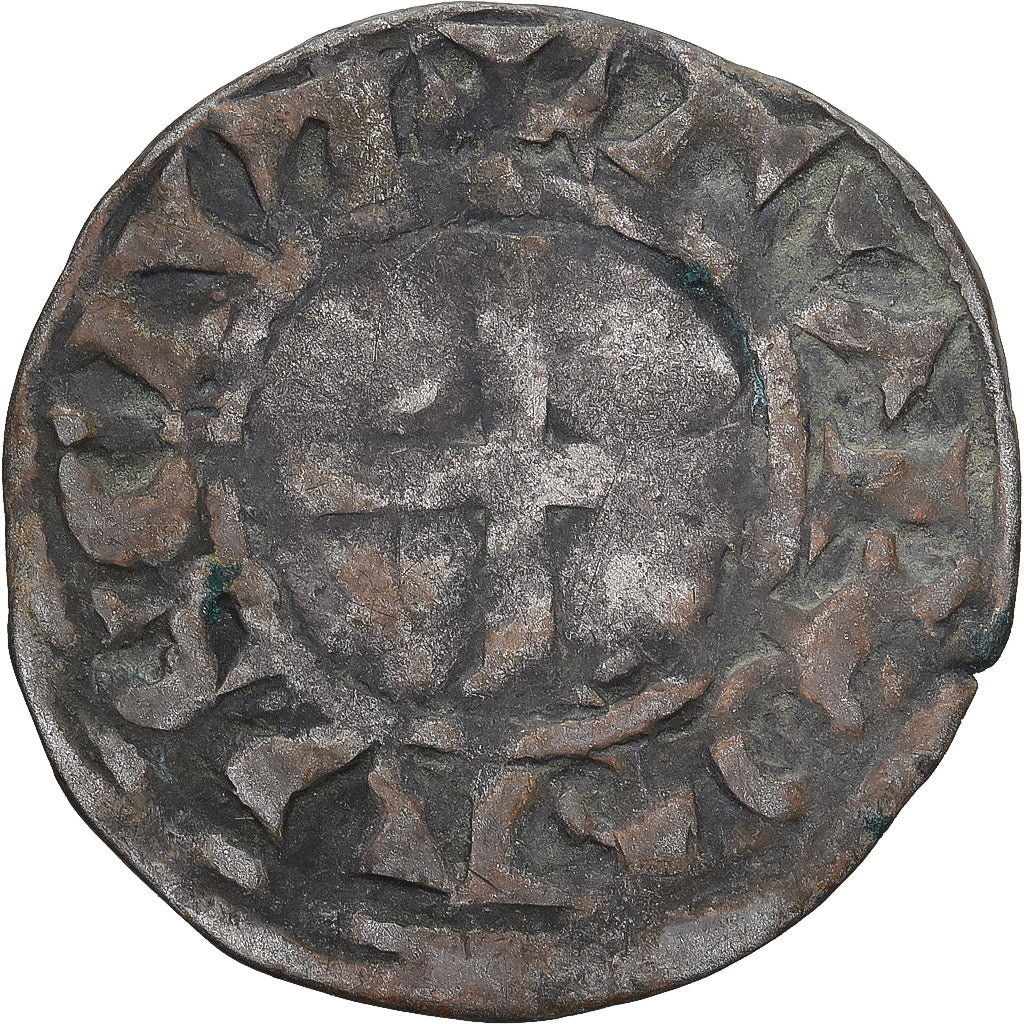 Moneda, Francia, Touraine, Denier Tournois, ca. 1150-1200, Saint-Martin de