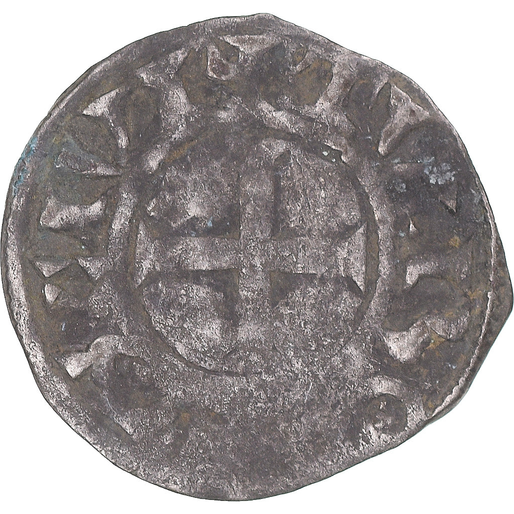 Moneta, Francja, Touraine, Denier Tournois, ca. 1150-1200, Saint-Martin de
