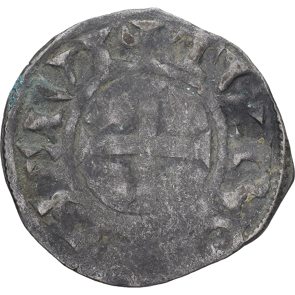 Moneda, Francia, Touraine, Denier Tournois, ca. 1150-1200, Saint-Martin de