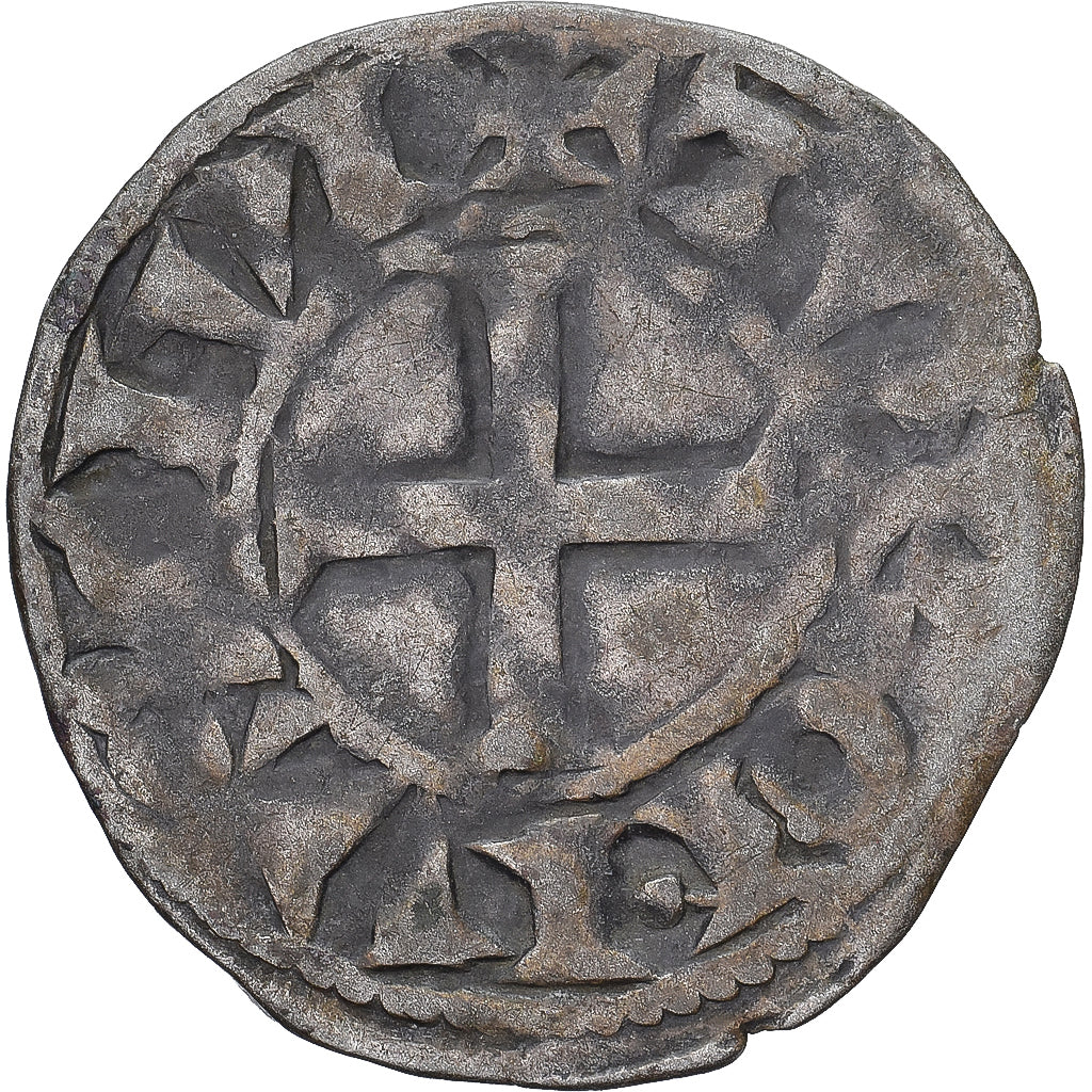 Munten, Frankrijk, Touraine, Denier Tournois, ca. 1150-1200, Saint-Martin de