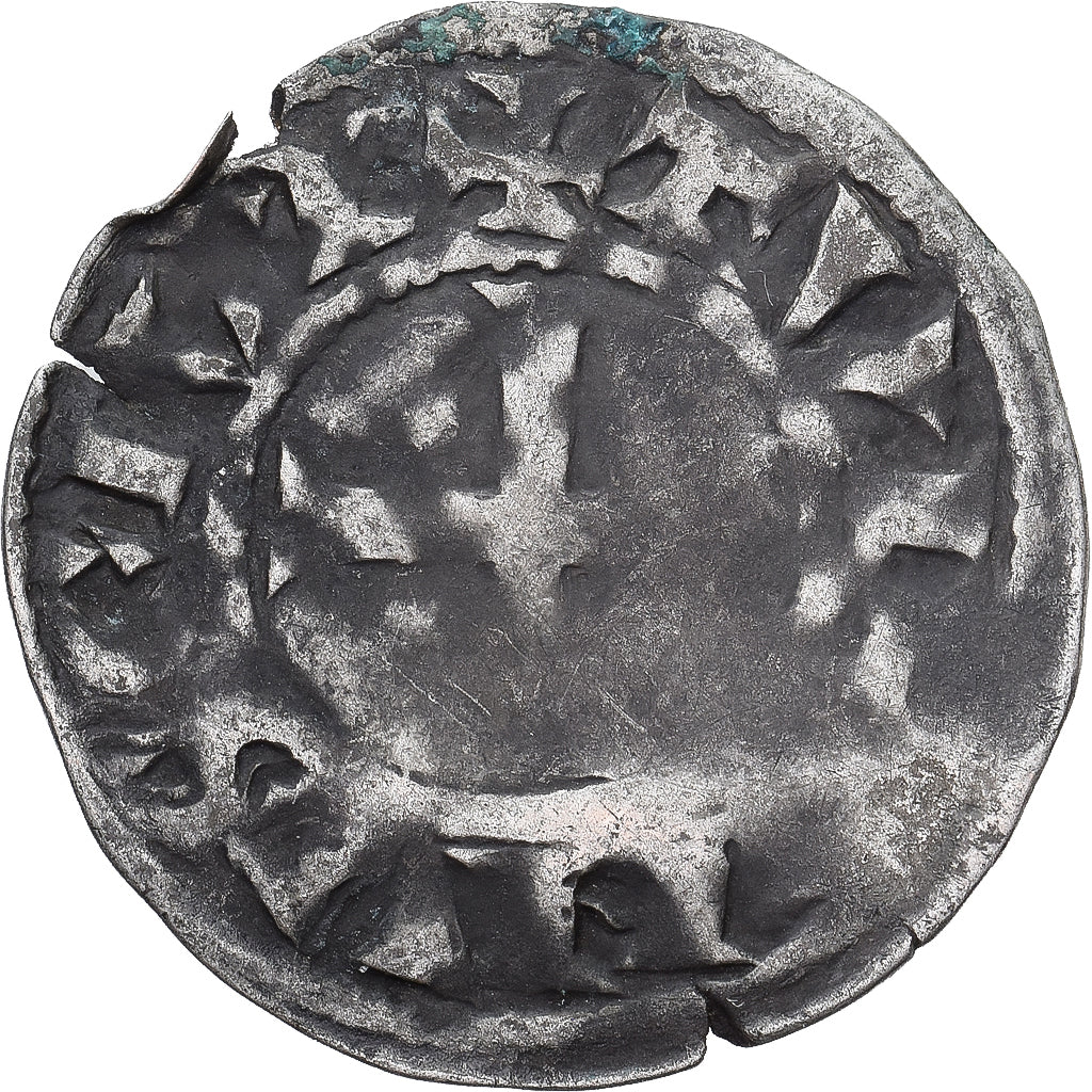 Moneda, Francia, Touraine, Denier Tournois, ca. 1150-1200, Saint-Martin de