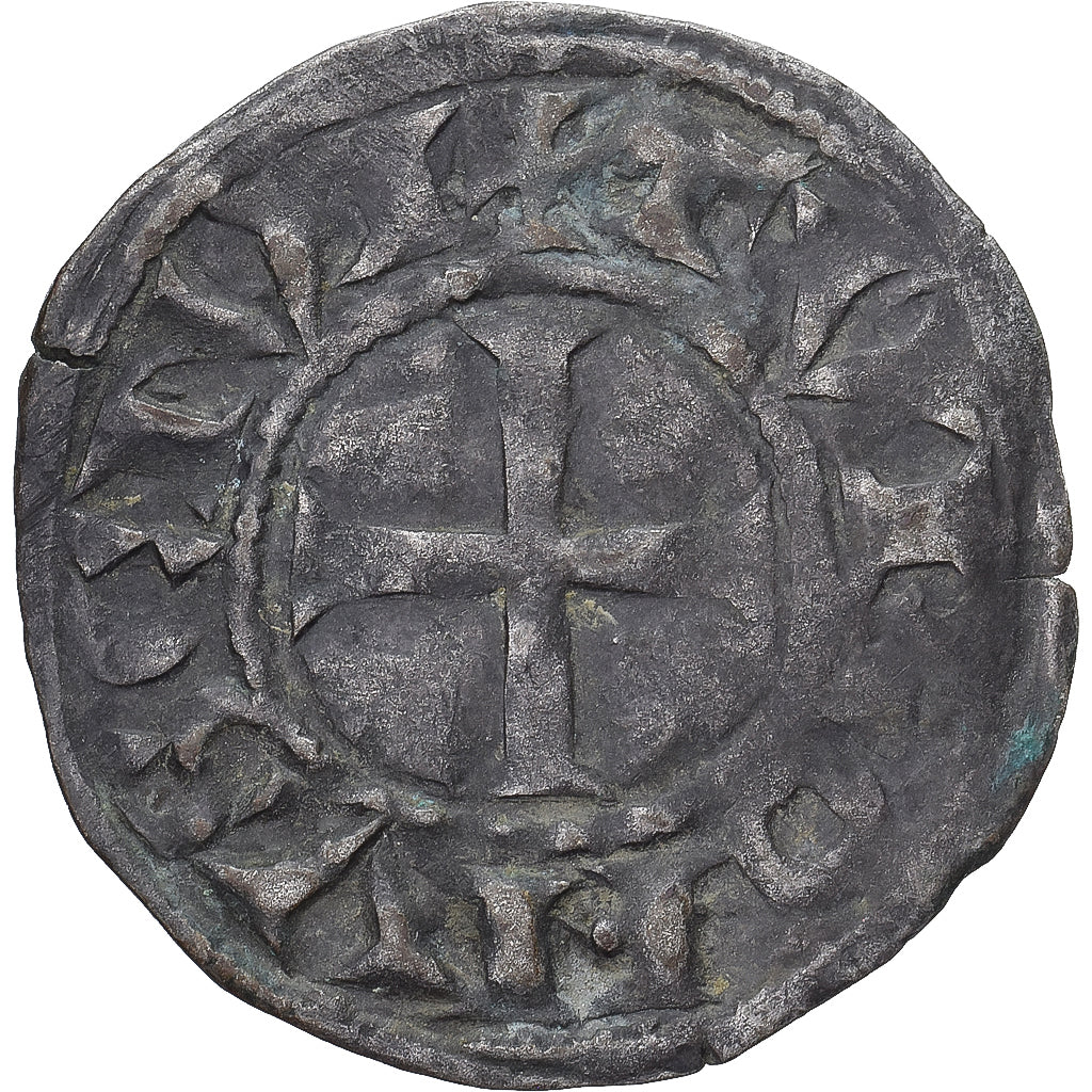 Coin, France, Touraine, Denier Tournois, ca. 1150-1200, Saint-Martin de Tours