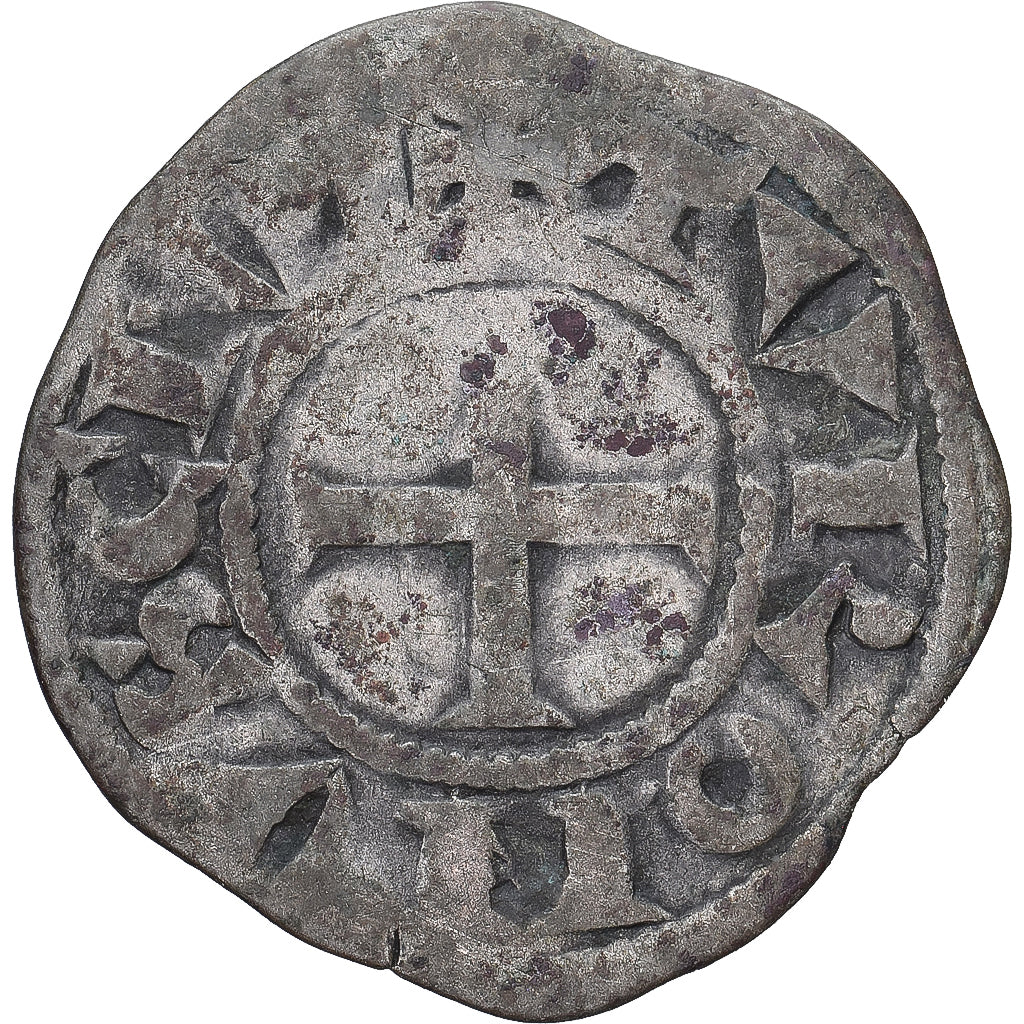 Munten, Frankrijk, Touraine, Denier Tournois, ca. 1150-1200, Saint-Martin de
