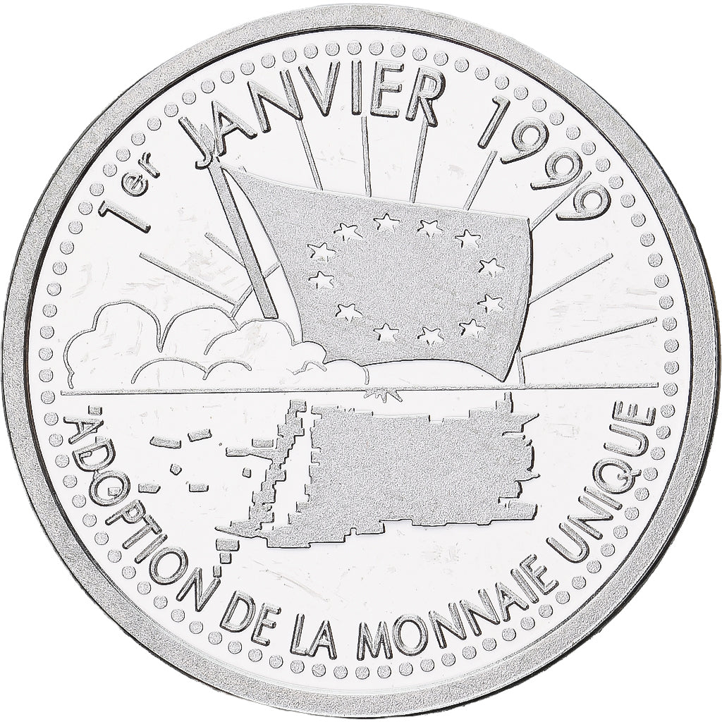 Frankrijk, Europa, 10 Euro, 1999, Utrecht, ESSAI, FDC, Zilver