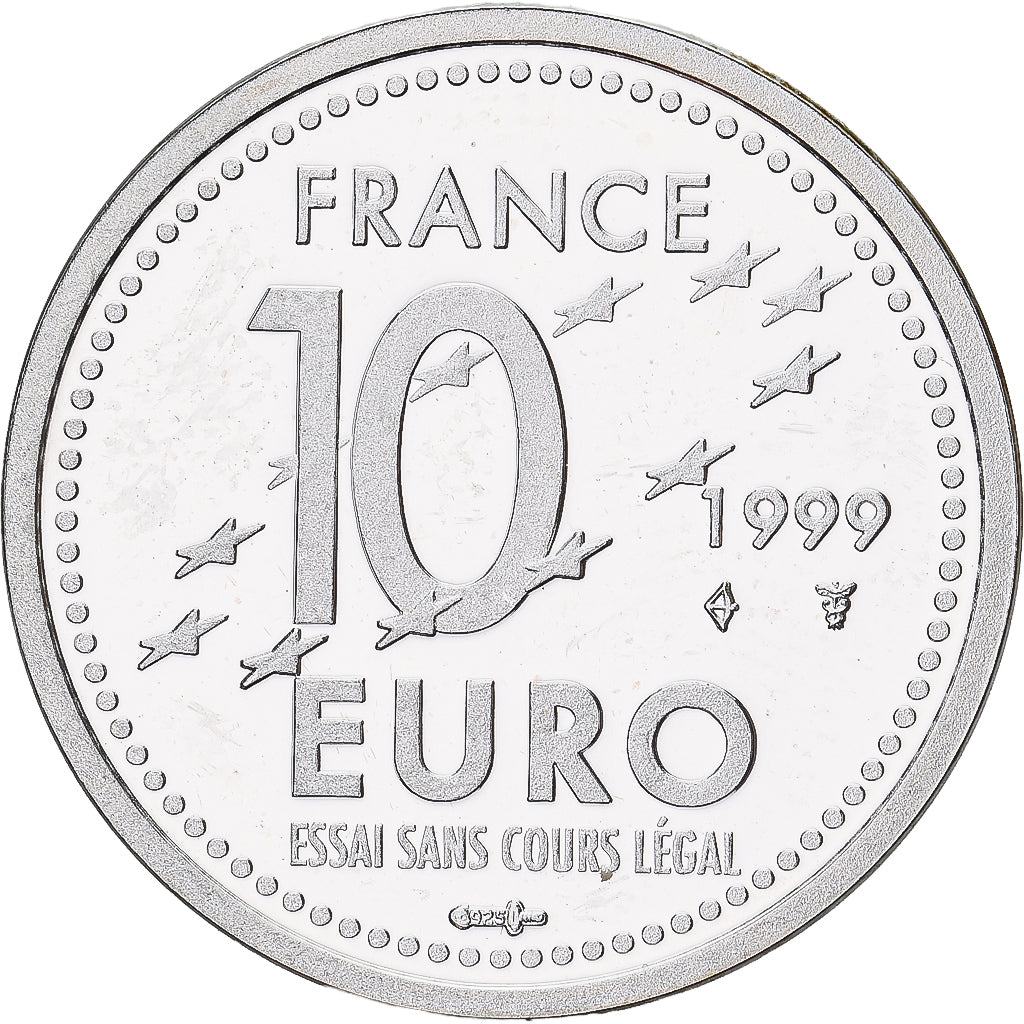 Frankrijk, Europa, 10 Euro, 1999, Utrecht, ESSAI, FDC, Zilver