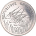 Coin, Gabon, 100 Francs, 1975, Monnaie de Paris, ESSAI, MS(65-70), Nickel, KM:E6
