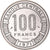 Moeda, República Centro-Africana, 100 Francs, 1971, Monnaie de Paris, ENSAIO