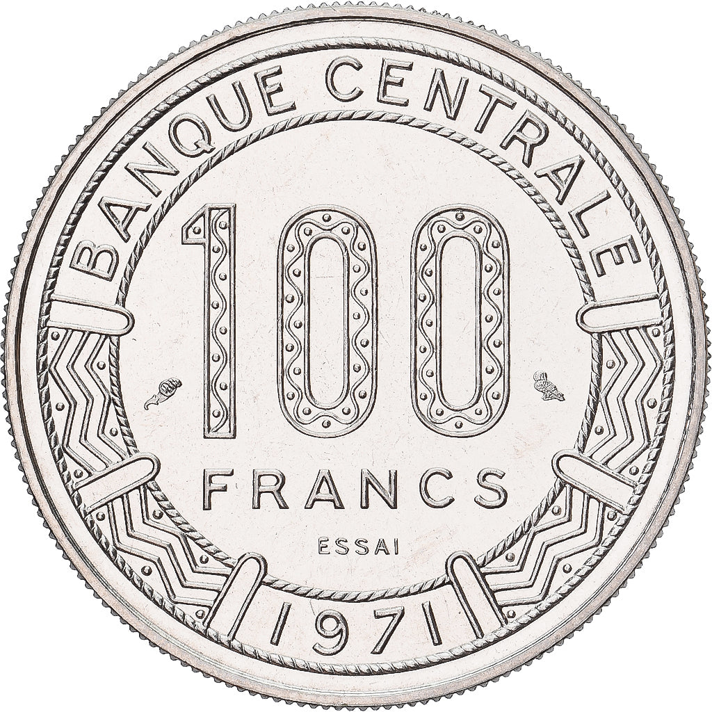 Münze, Congo Republic, 100 Francs, 1971, Monnaie de Paris, ESSAI, STGL, Nickel