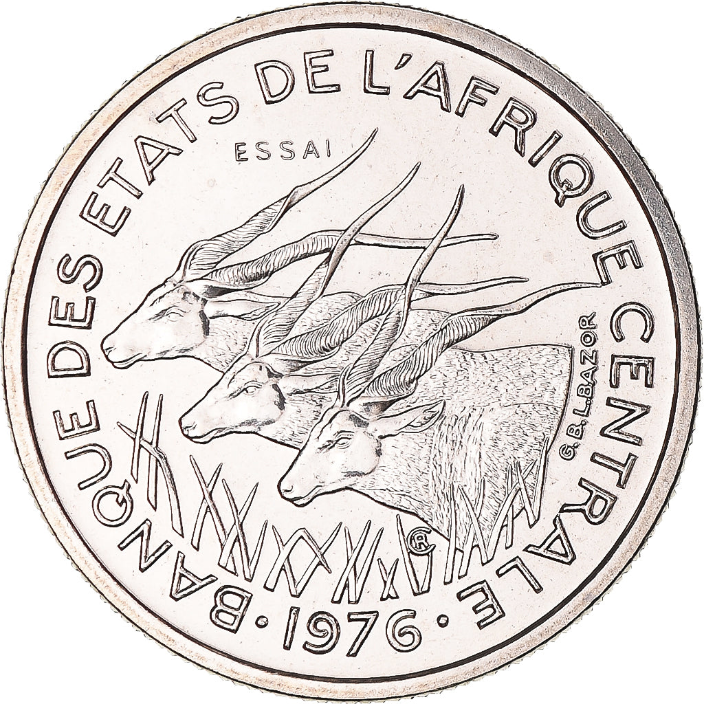 Coin, Congo, 50 Francs, 1976, Monnaie de Paris, ESSAI, MS(65-70), Nickel, KM:E8