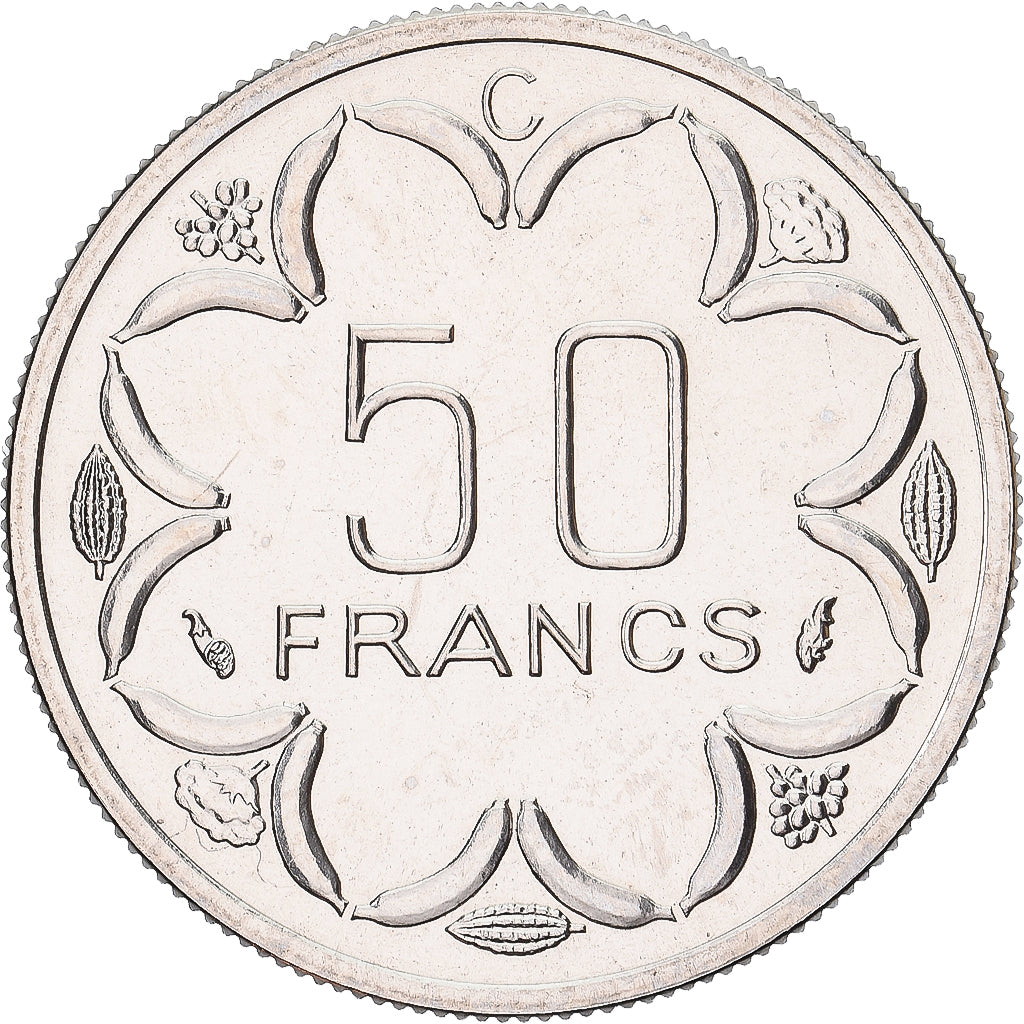 Münze, Congo, 50 Francs, 1976, Monnaie de Paris, ESSAI, STGL, Nickel, KM:E8