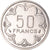 Moneta, Kamerun, 50 Francs, 1976, Monnaie de Paris, PRÓBA, MS(65-70), Nikiel