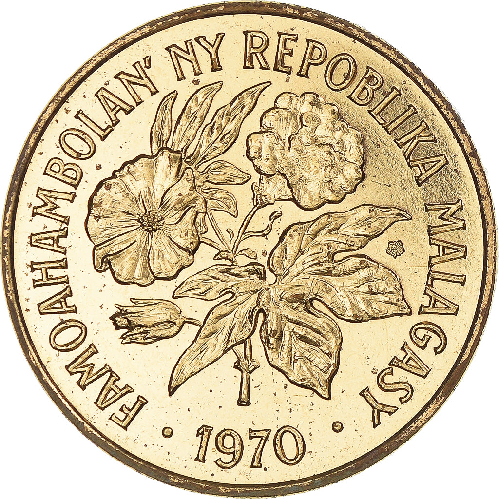 Münze, Madagascar, 20 Francs, 1970, Monnaie de Paris, ESSAI, STGL