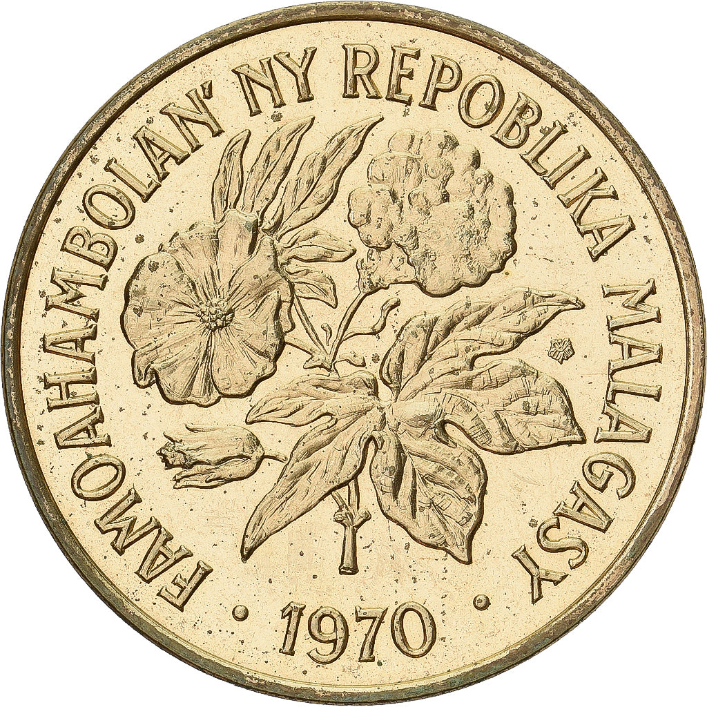 Moneta, Madagascar, 20 Francs, 1970, Monnaie de Paris, ESSAI, FDC