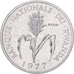 Munten, Rwanda, Franc, 1977, Monnaie de Paris, ESSAI, FDC, Aluminium, KM:E4