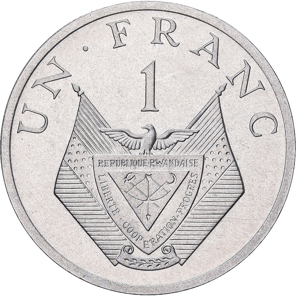 Munten, Rwanda, Franc, 1977, Monnaie de Paris, ESSAI, FDC, Aluminium, KM:E4