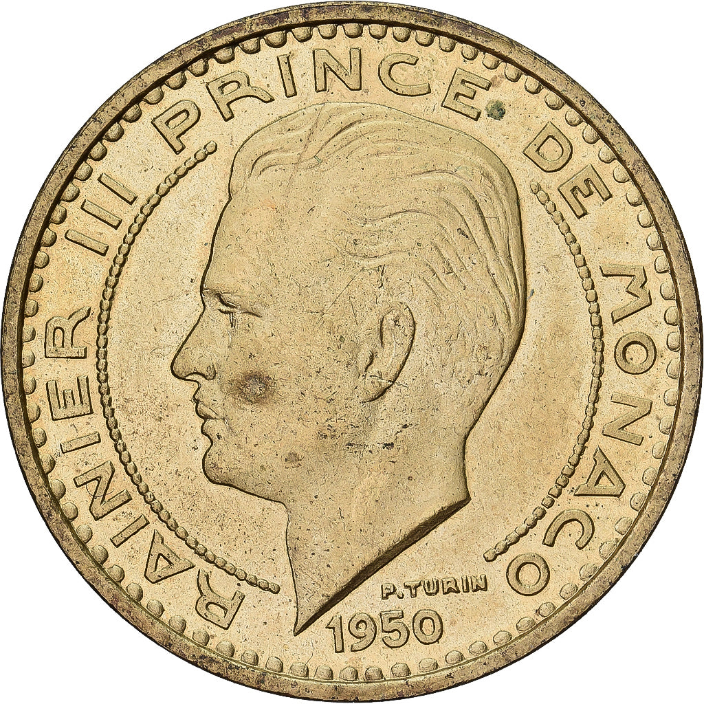 Monnaie, Monaco, Rainier III, 50 Francs, 1950, Monnaie de Paris, ESSAI, SUP+