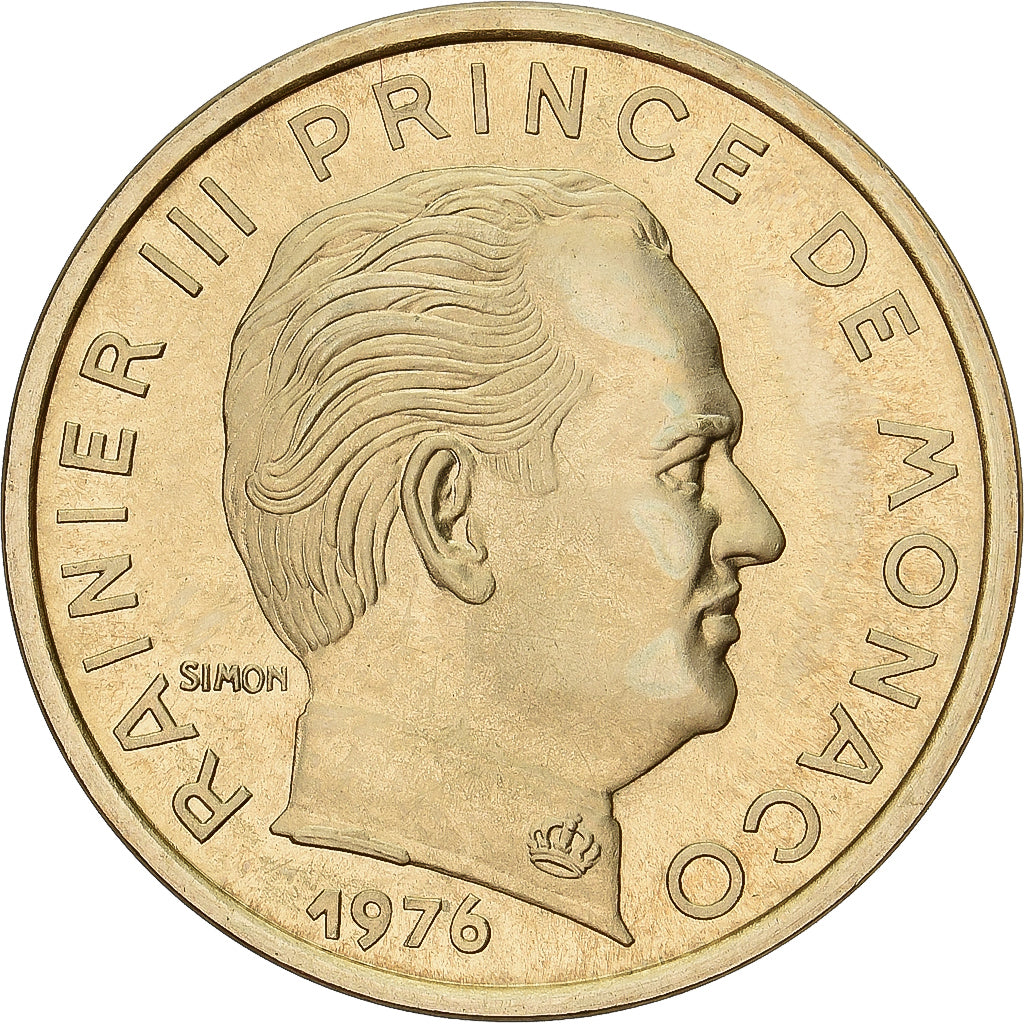 Münze, Monaco, Rainier III, 5 Centimes, 1976, Monnaie de Paris, ESSAI, STGL