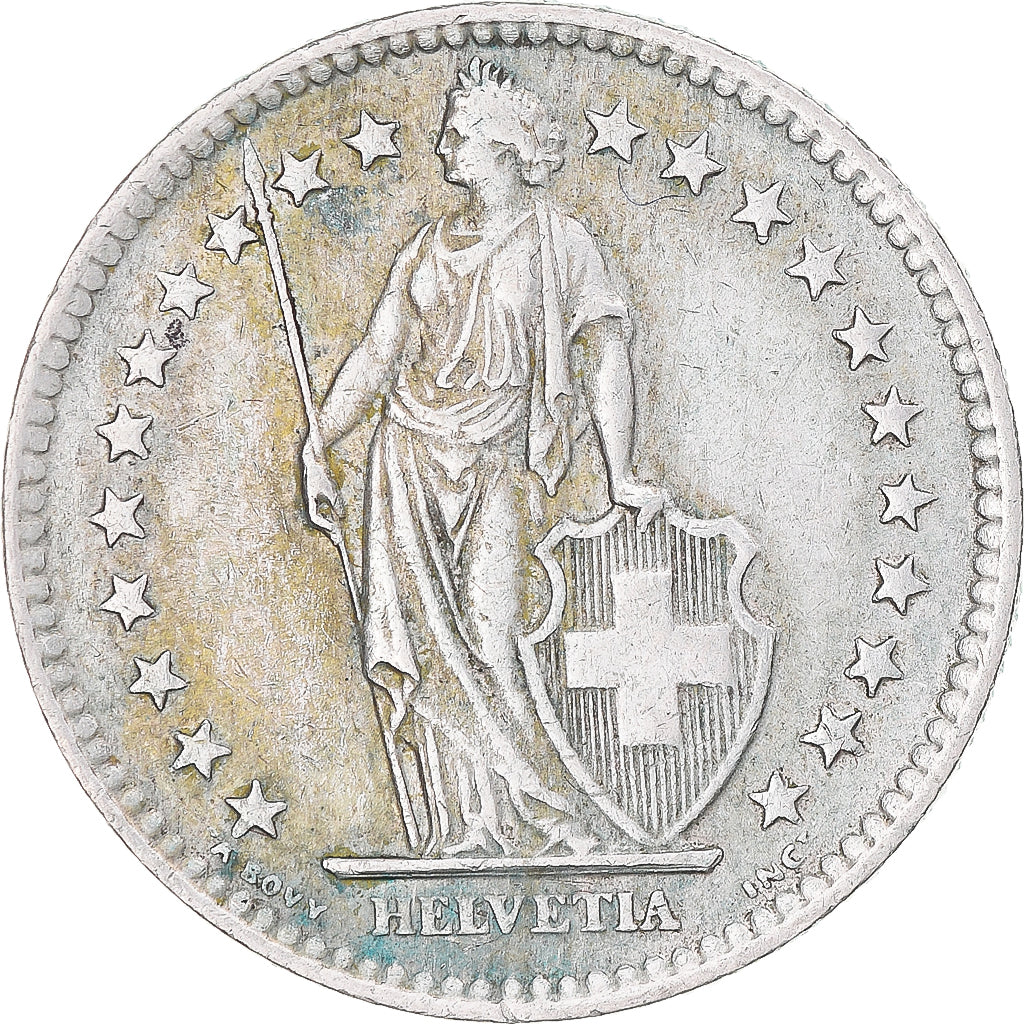 Moneta, Svizzera, 2 Francs, 1963, Bern, BB, Argento, KM:21