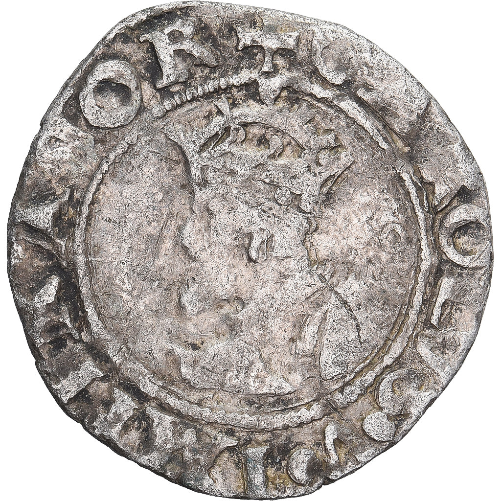 Munten, Frankrijk, Franche-Comté, 1/2 Carolus, 1553, Besançon, FR+, Zilver