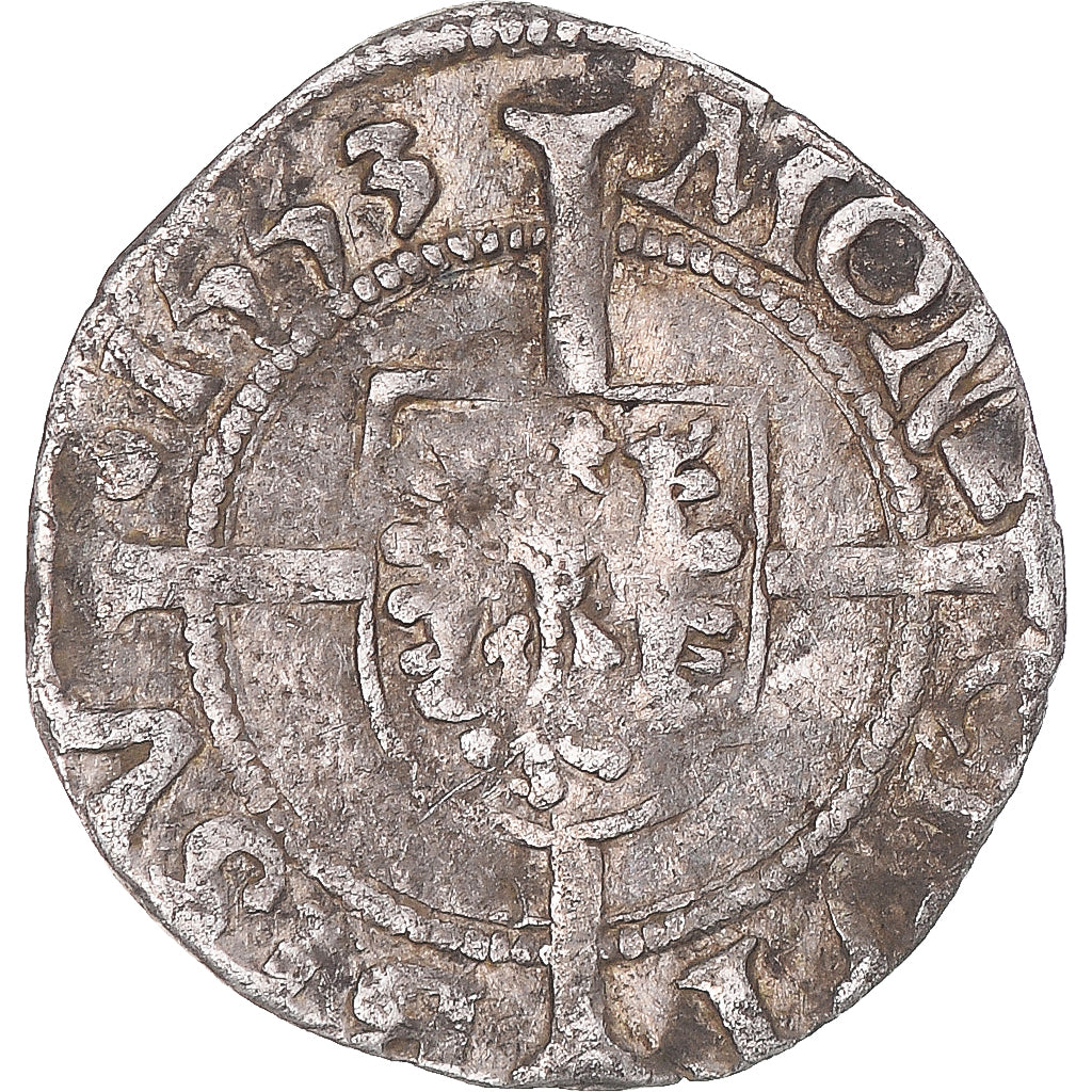 Monnaie, France, Franche-Comté, 1/2 Carolus, 1553, Besançon, TB+, Argent