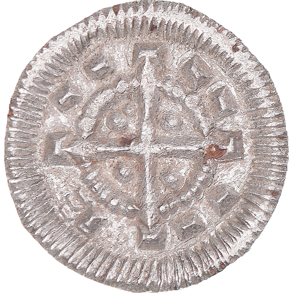 Coin, Hungary, Anonymous, Denar, 12th century, EF(40-45), Silver