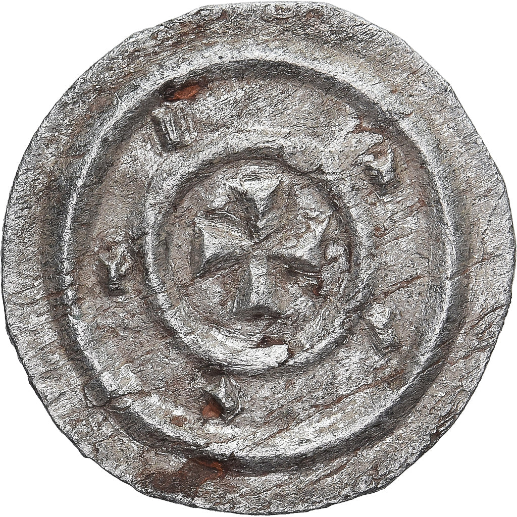 Munten, Hongarije, Anoniemen, Denar, 12e EEUW, ZF, Zilver