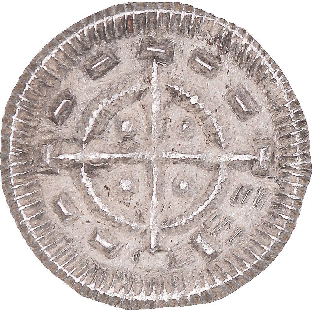 Coin, Hungary, Anonymous, Denar, 12th century, EF(40-45), Silver