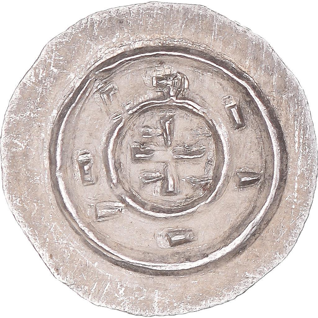 Coin, Hungary, Anonymous, Denar, 12th century, EF(40-45), Silver