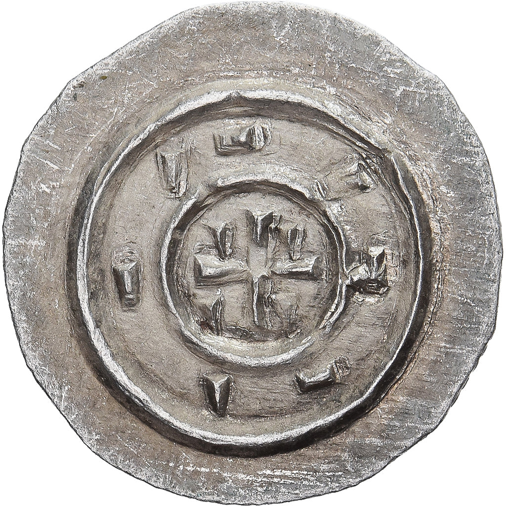 Munten, Hongarije, Anoniemen, Denar, 12e EEUW, ZF, Zilver